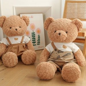 Silk teddy bear